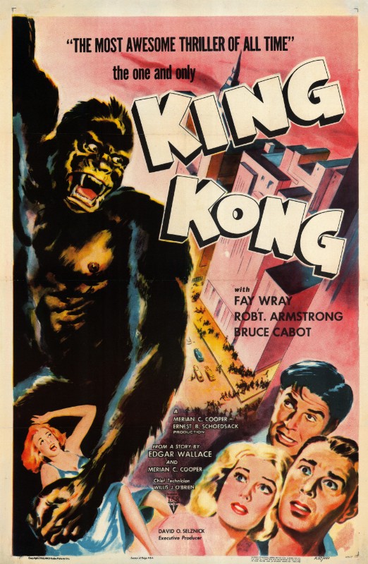 Repro 30x40cm - KING KONG - U.S.
