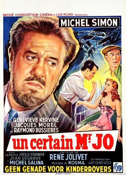 Repro 30x40cm - UN CERTAIN MONSIEUR JO - Belge