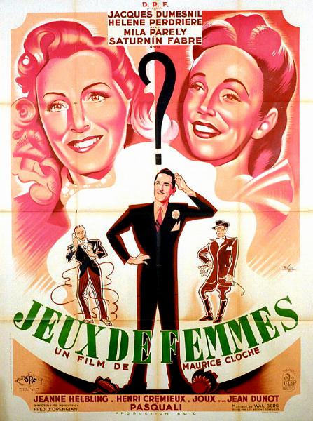 Affiche - JEUX DE FEMMES - 120x160cm