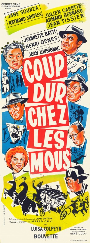 Affiche - COUP DUR CHEZ LES MOUS - 66x160cm