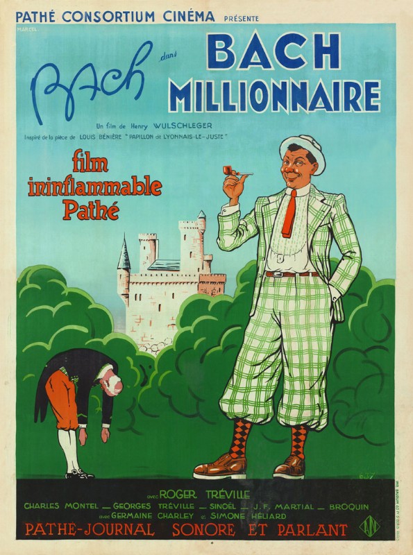 Affiche - BACH MILLIONNAIRE - Ressortie 120x160cm
