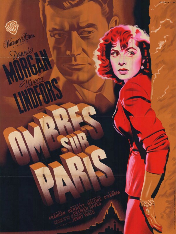 Repro 30x40cm - OMBRES SUR PARIS - Française
