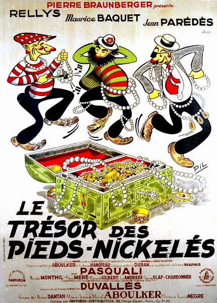 Affiche - TRESOR DES PIEDS NICKELES (le) - 120x160cm
