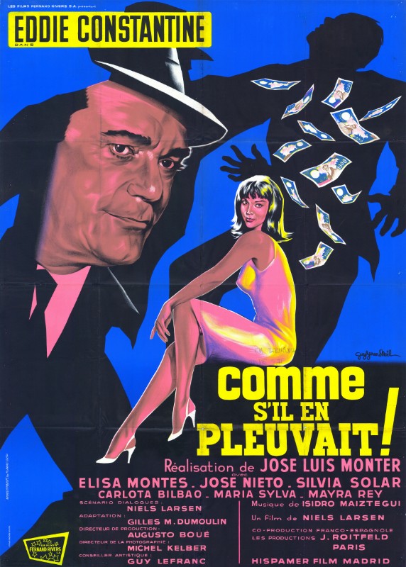 Repro 30x40cm - COMME S'IL EN PLEUVAIT - Française
