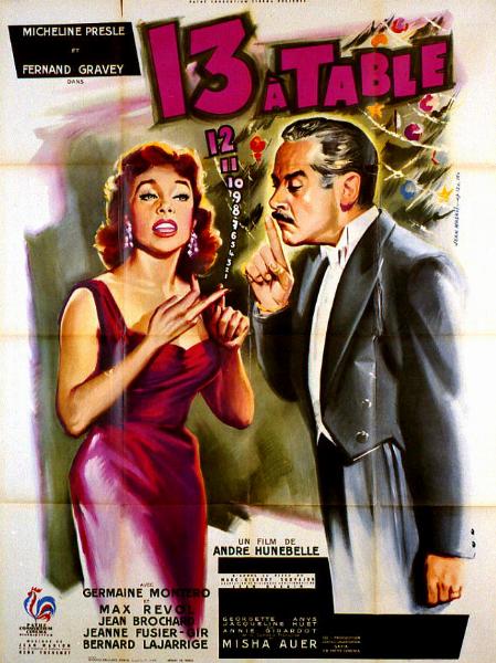 Affiche - TREIZE A TABLE - 120x160cm