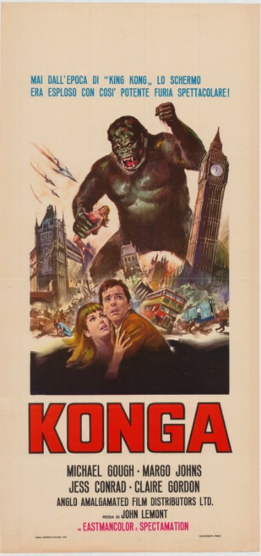 Affiche - KONGA - Ressortie 33x71cm