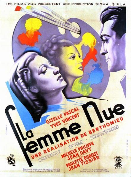 Affiche - FEMME NUE (la) - 120x160cm
