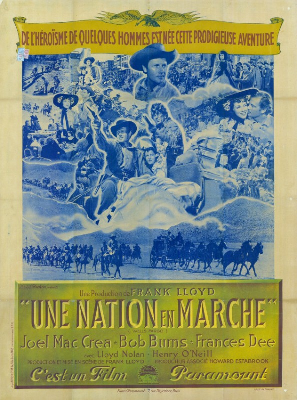 Repro 30x40cm - UNE NATION EN MARCHE - Française