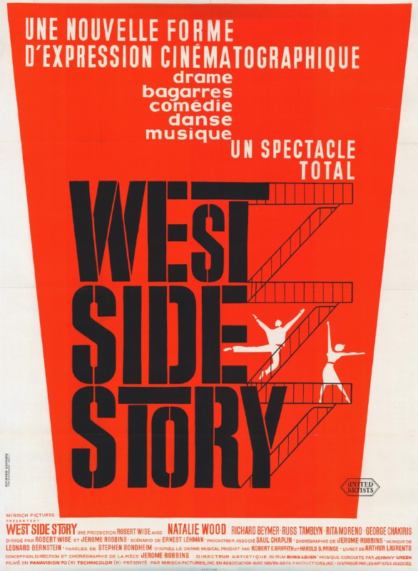 Repro 30x40cm - WEST SIDE STORY - Française