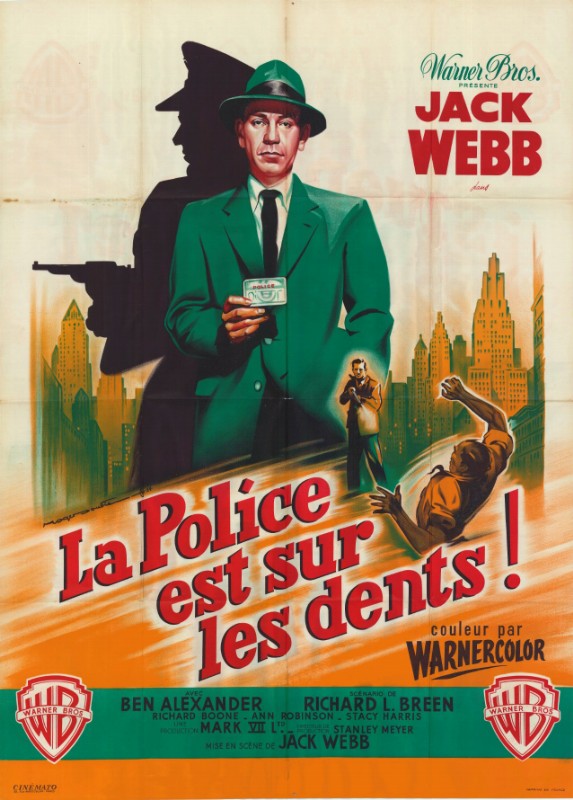 Repro 30x40cm - POLICE EST SUR LES DENTS (la) - Française B