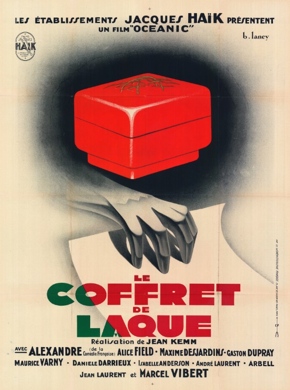 Repro 30x40cm - COFFRET DE LAQUE (le) - Française B