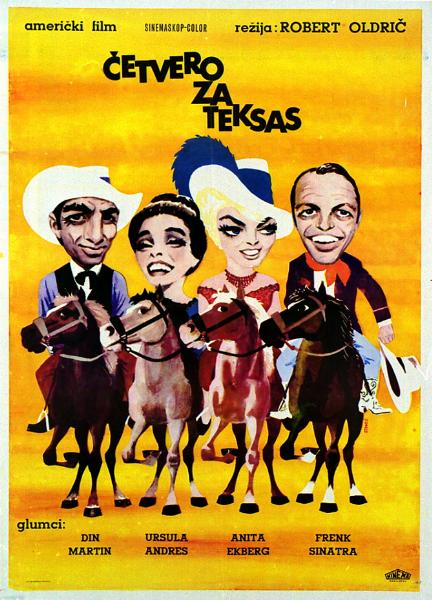 Affiche - 4 DU TEXAS - 50x70cm