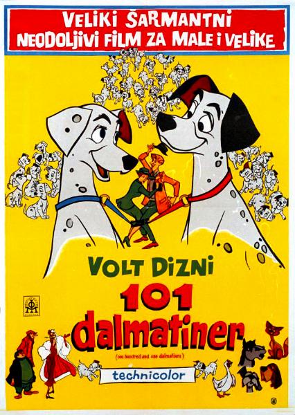 Affiche - CENT UN DALMATIENS (les) - 50x70cm