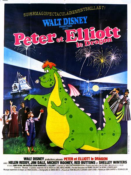Affiche - PETER ET ELLIOT LE DRAGON - 120x160cm