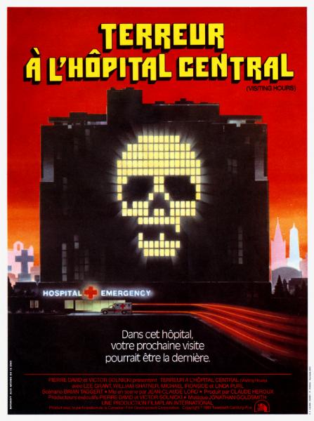 Affiche - TERREUR A L'HOPITAL CENTRAL - 40x55cm