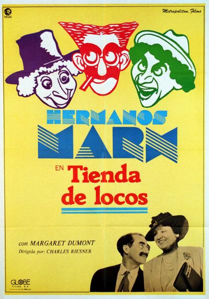 Affiche - MARX BROTHERS AU GRAND MAGASIN (les) - Ressortie 70x105cm