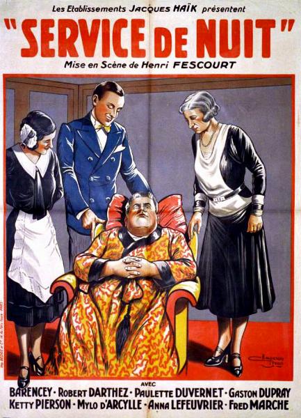 Affiche - SERVICE DE NUIT - 120x160cm