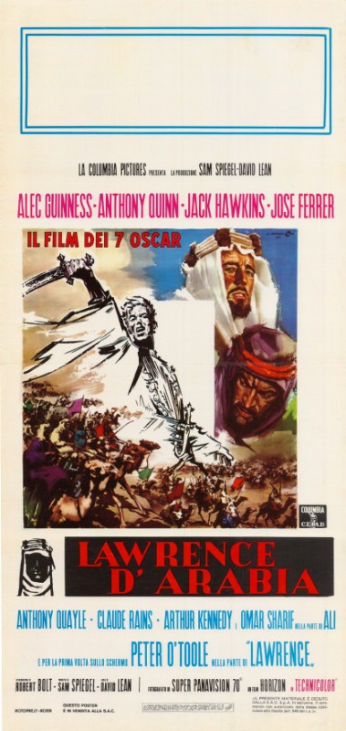 Affiche - LAWRENCE D'ARABIE - Ressortie 33x71cm