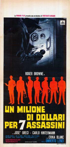 Repro 30x40cm - UN MILIONE DI DOLLARI PER SETTE ASSASSINI - Italienne
