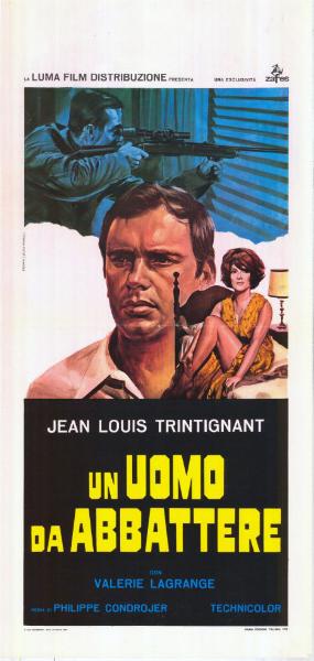 Repro 30x40cm - UN HOMME A ABATTRE - Italienne