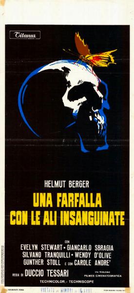 Repro 30x40cm - UNA FARFALLA CON LE ALI INSANGUINATE - Italienne