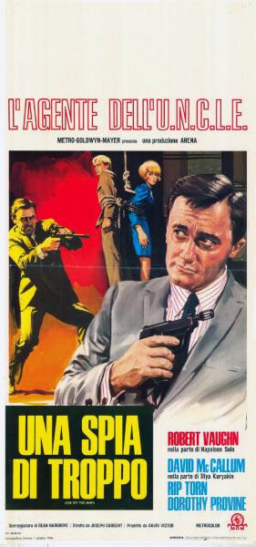 Repro 30x40cm - ONE SPY TOO MANY - Italienne