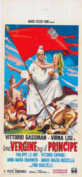 Repro 30x40cm - UNA VERGINE PER IL PRINCIPE - Italienne