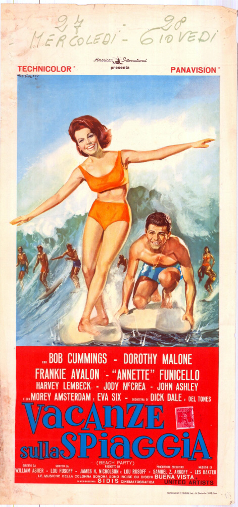 Repro 30x40cm - BEACH PARTY - Italienne