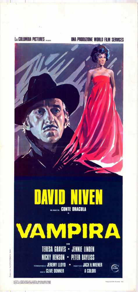 Repro 30x40cm - TEMPS SONT DURS POUR DRACULA (les) - Italienne