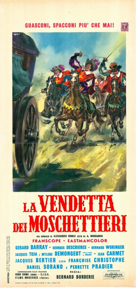 Repro 30x40cm - TROIS MOUSQUETAIRES (les) - Italienne