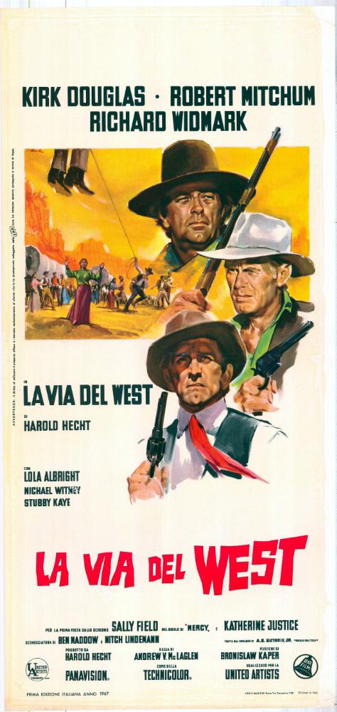 Repro 30x40cm - ROUTE DE L'OUEST (la) - Italienne
