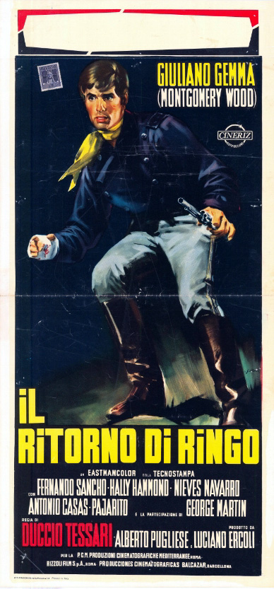 Repro 30x40cm - RETOUR DE RINGO (le) - Italienne