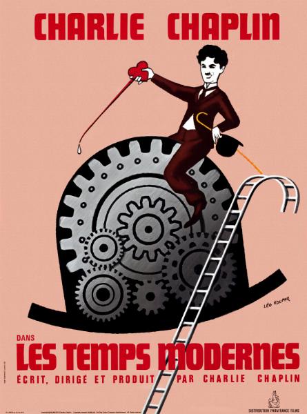 Affiche - TEMPS MODERNES (les) - Ressortie 120x160cm