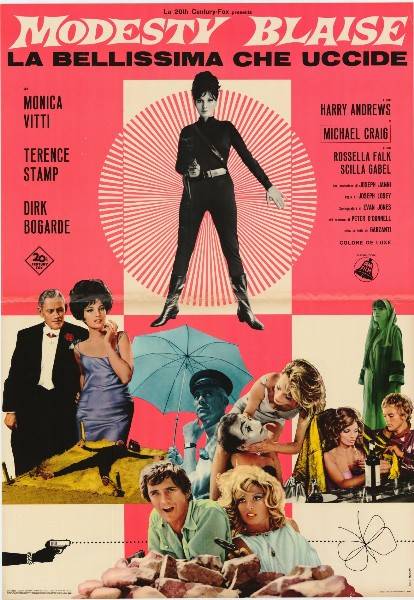Repro 30x40cm - MODESTY BLAISE - Italienne