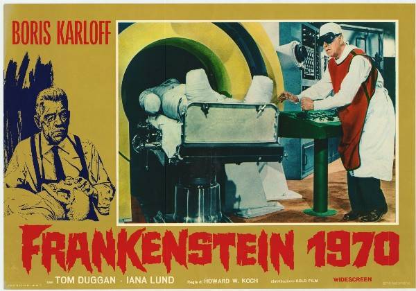 Affiche - FRANKENSTEIN 1970 - 47x66cm G