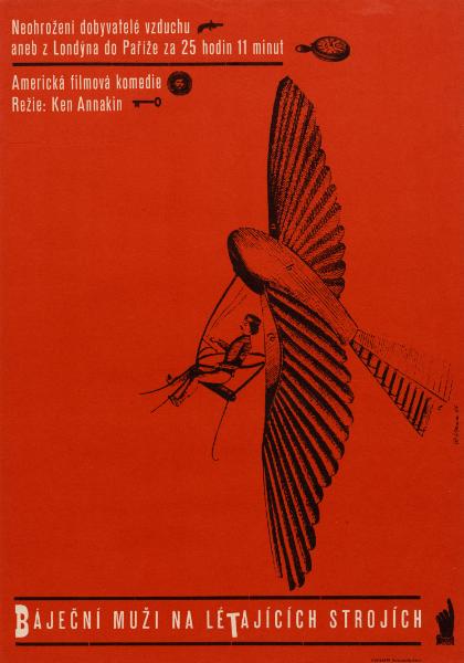 Affiche - CES MERVEILLEUX FOUS VOLANTS - 30x40cm