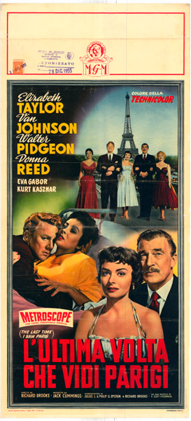 Affiche - DERNIERE FOIS QUE J'AI VU PARIS (la) - 33x71cm