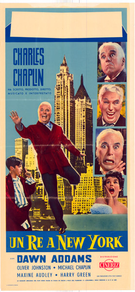 Affiche - UN ROI A NEW-YORK - 33x71cm