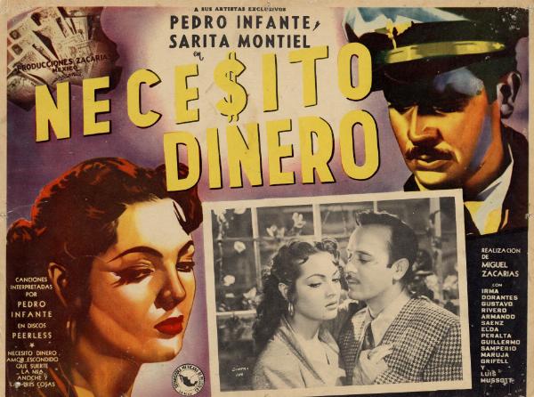 Affiche - NECESITO DINERO - 32x42cm