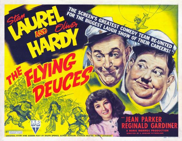 Repro 30x40cm - LAUREL ET HARDY CONSCRITS - U.S. B