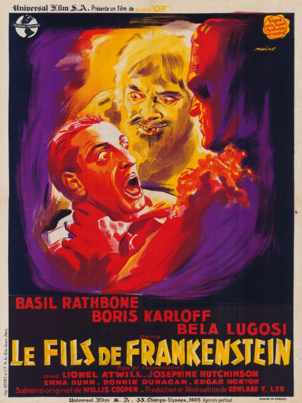 Repro 30x40cm - FILS DE FRANKENSTEIN (le) - Française