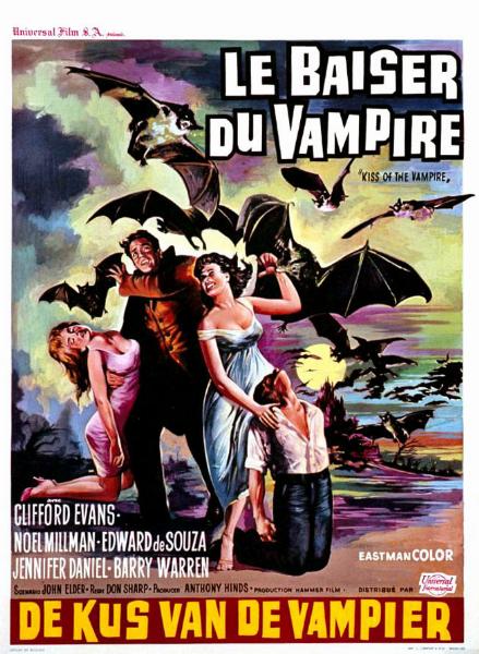 Repro 30x40cm - BAISER DU VAMPIRE (le) - Belge