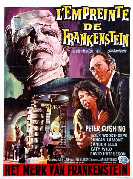 Repro 30x40cm - EMPREINTE DE FRANKENSTEIN (l') - Belge