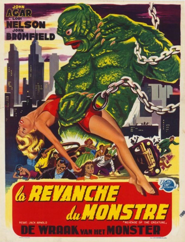Repro 30x40cm - REVANCHE DE LA CREATURE (la) - Belge