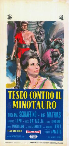 Repro 30x40cm - THESEE ET LE MINOTAURE - Italienne