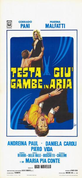 Repro 30x40cm - TESTA GIU GAMBE IN ARIA - Italienne