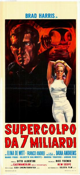 Repro 30x40cm - SUPER COUP DE 7 MILLIARDS - Italienne