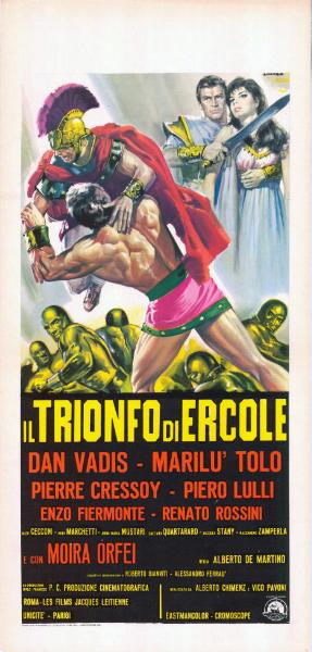 Repro 30x40cm - TRIOMPHE D'HERCULE (le) - Italienne