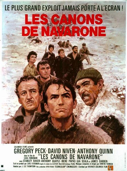 Affiche - CANONS DE NAVARONE (les) - Ressortie 60x80cm