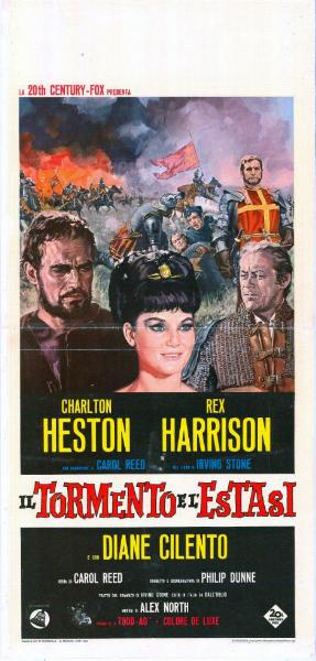 Affiche - EXTASE ET L'AGONIE (l') - 33x71cm